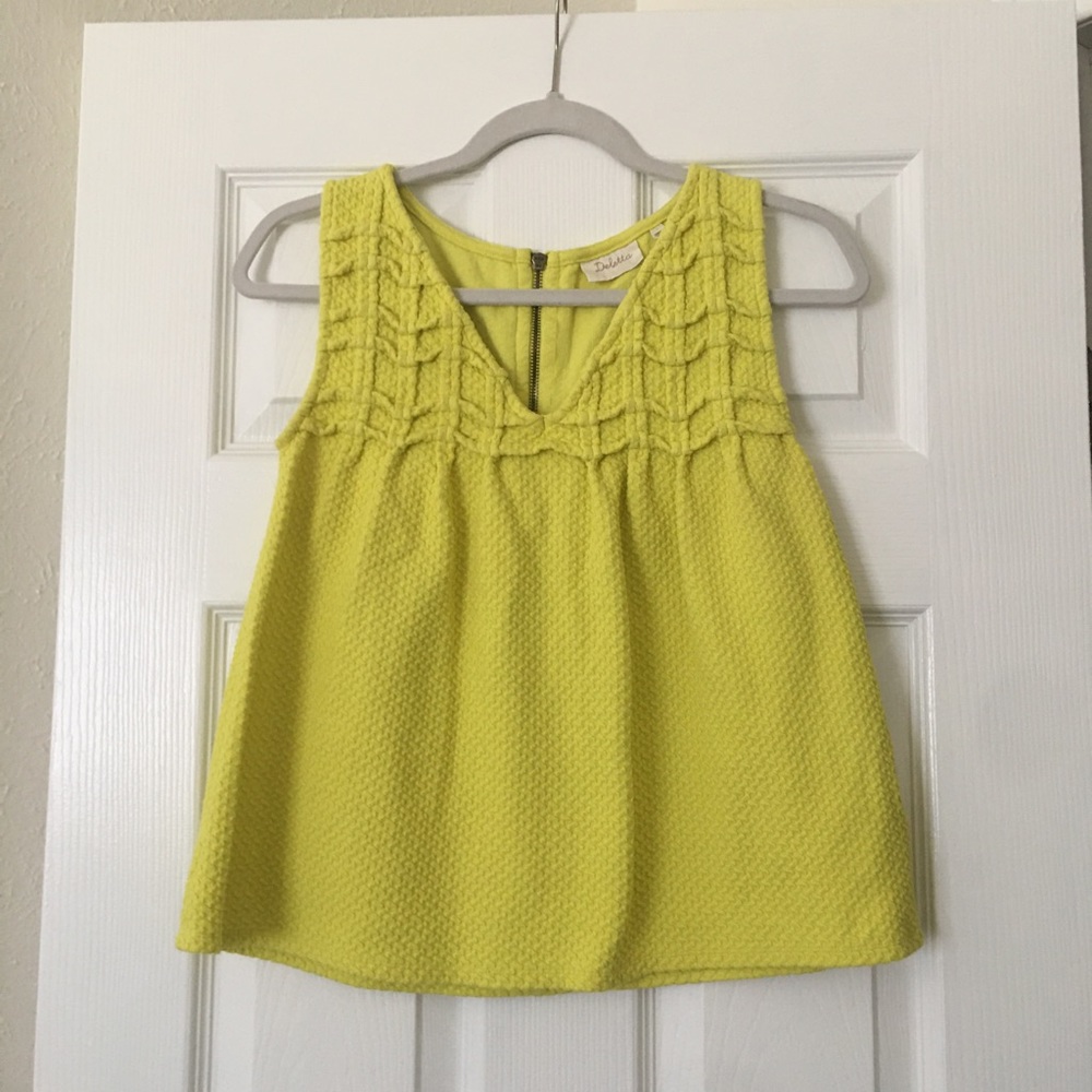 Deletta Neon Tank Blouse
